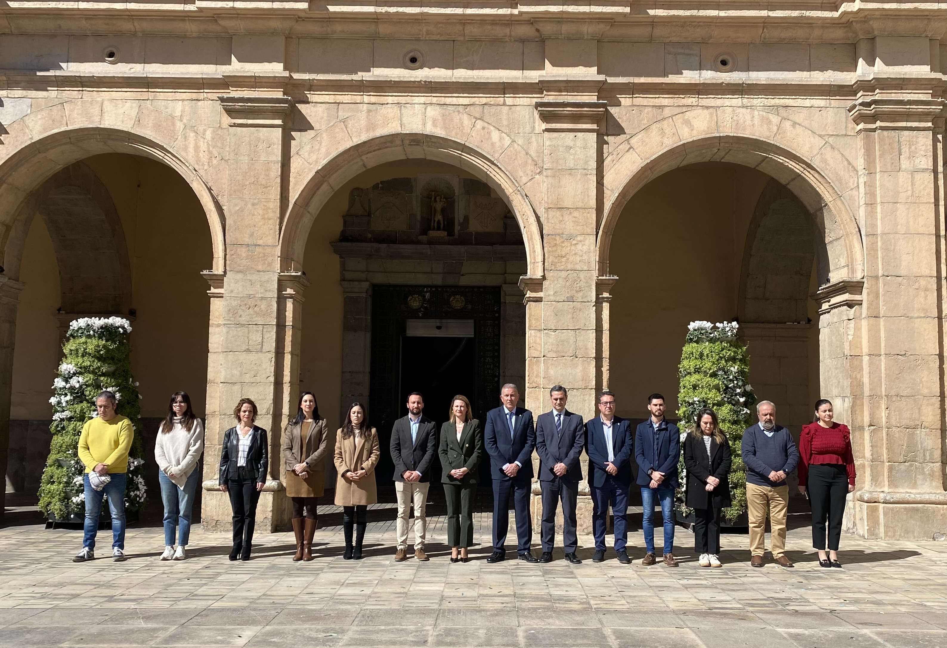 Castelló guarda un minut de silenci per les víctimes del 11M en el 20 aniversari de la tragèdia