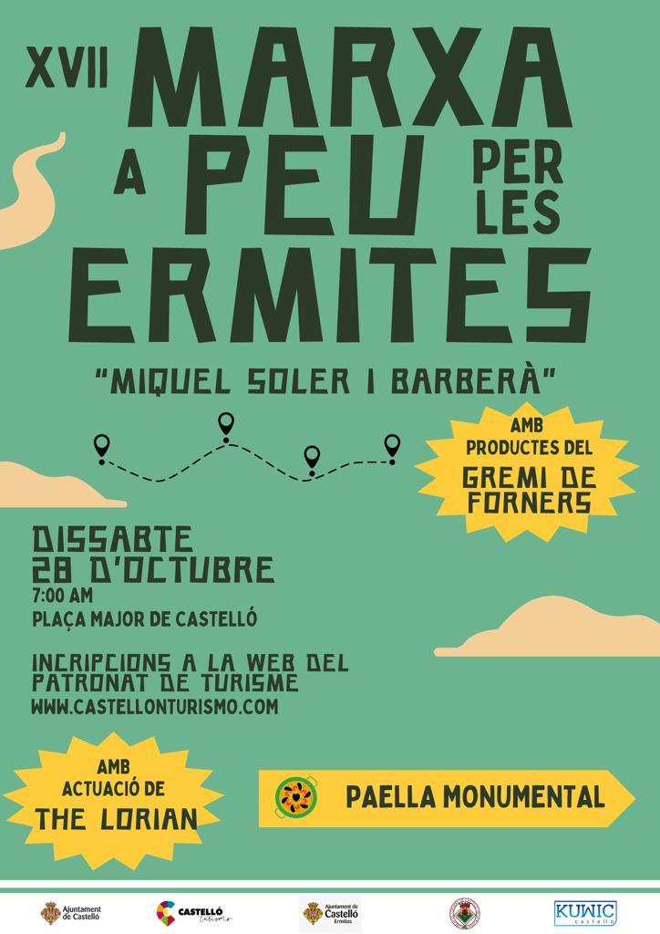 Se abre la inscripción para la “XVII Marxa a peu per les ermites de Castelló Miquel Soler”