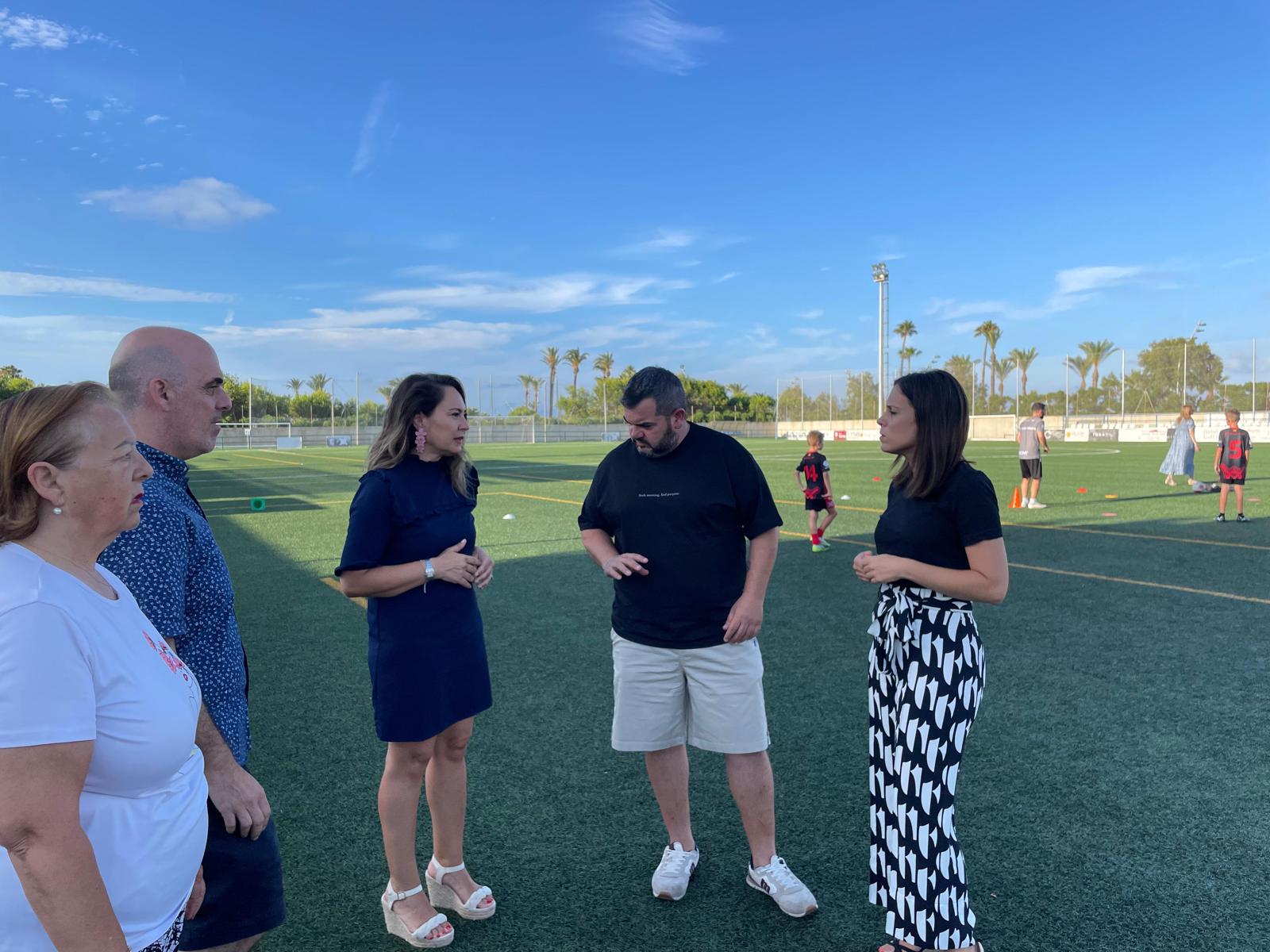 El gobierno de Castellón realiza mejoras en las instalaciones del campo de fútbol Javier Marquina